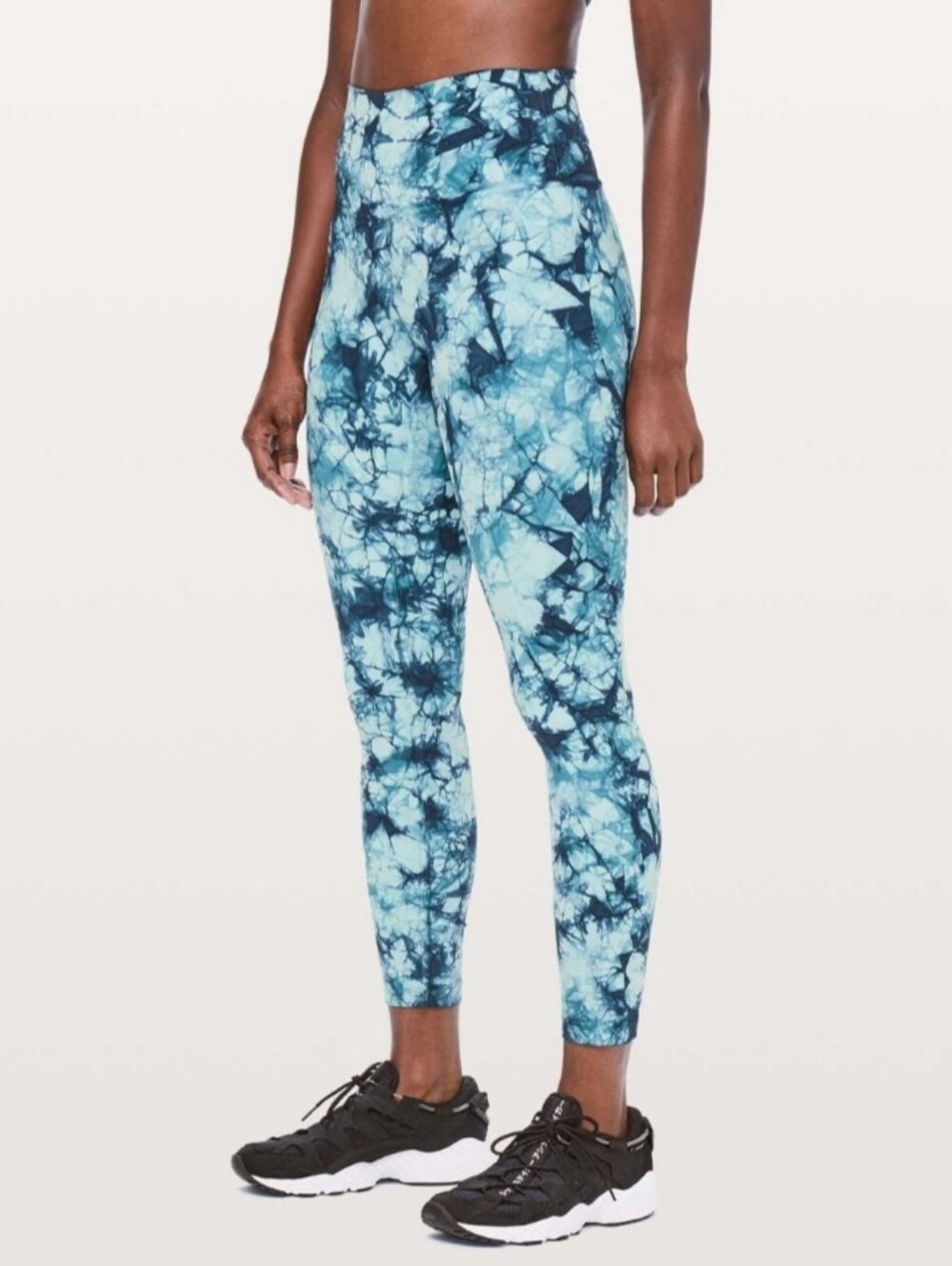 Lululemon Wunder Under Hi-Rise 7/8 Tight * Blue Full-On Luxtreme 25" size 12